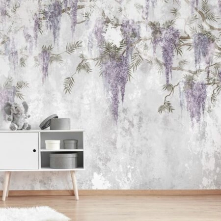 Αυτοκόλλητη Ταπετσαρία τοίχου HANGING FLOWERS