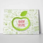 Πινακας σε καμβά HEALTHY LIFESTYLE