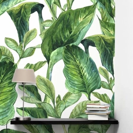 Αυτοκόλλητη Ταπετσαρία τοίχου KALO LEAVES - Tropical