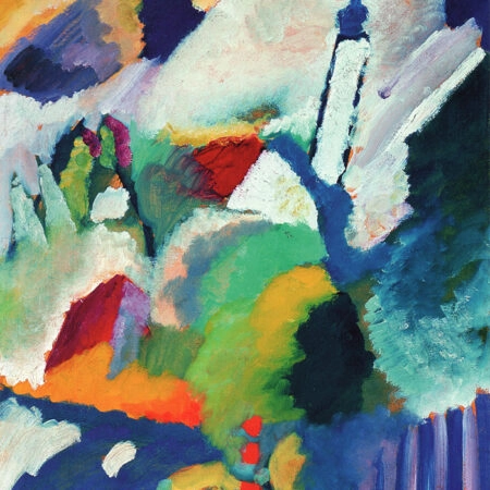 Πινακας σε καμβά KANDINSKY - CHURCH IN MURNAU - Wassily Kandinsky Sticky 6