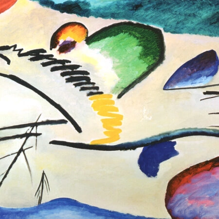 Πινακας σε καμβά KANDINSKY - LYRICAL - Wassily Kandinsky Sticky 6