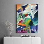 Πινακας σε καμβά KANDINSKY - CHURCH IN MURNAU