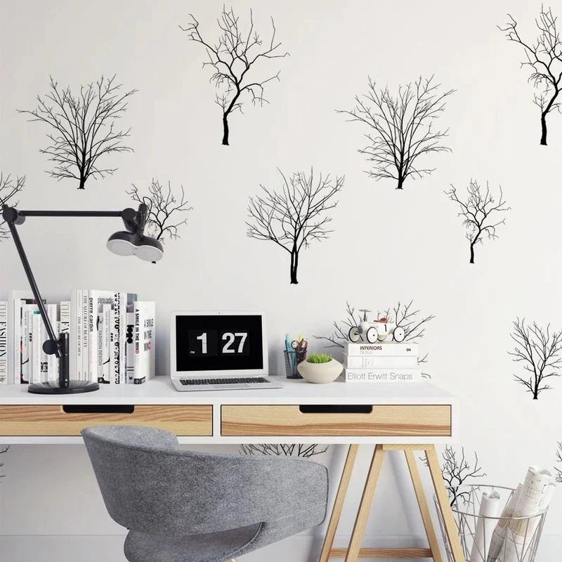 Αυτοκόλλητη Ταπετσαρία τοίχου LEAFLESS TREES