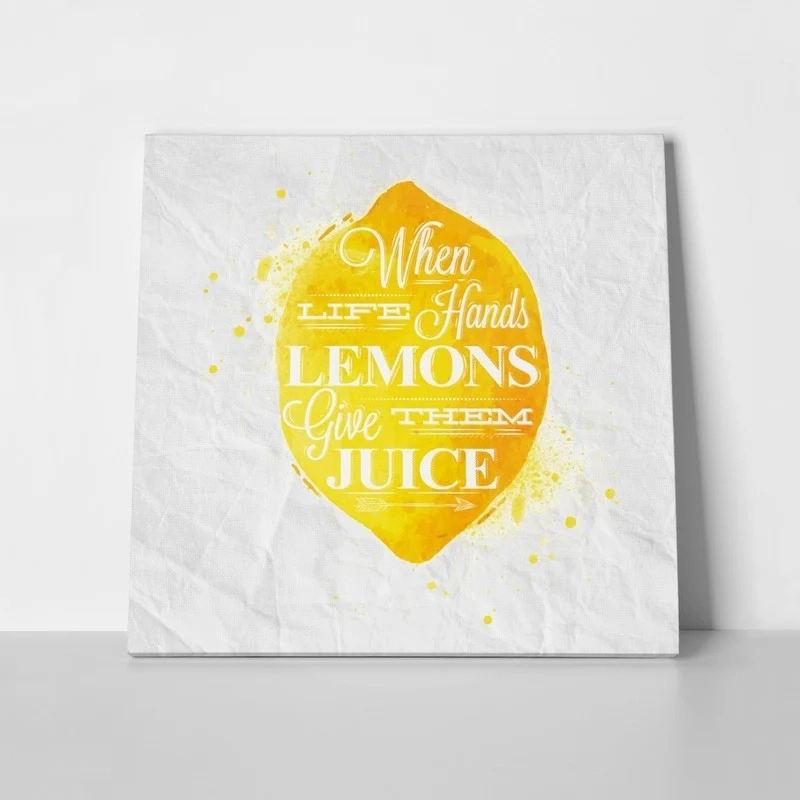 Πινακας σε καμβά LEMON