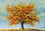 Πινακας σε καμβά LONELY TREE