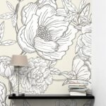 Αυτοκόλλητη Ταπετσαρία τοίχου MINIMAL FLORAL BLOSSOM