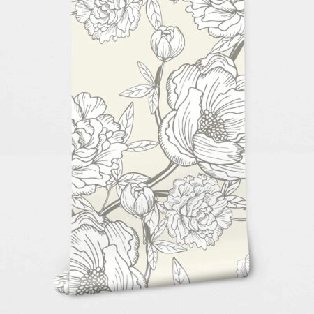 Αυτοκόλλητη Ταπετσαρία τοίχου MINIMAL FLORAL BLOSSOM - Floral - Λουλουδια Sticky 2