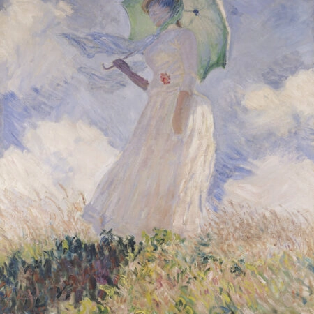 Πινακας σε καμβά MONET - WOMAN WITH PARASOL - Monet Claude Sticky 5
