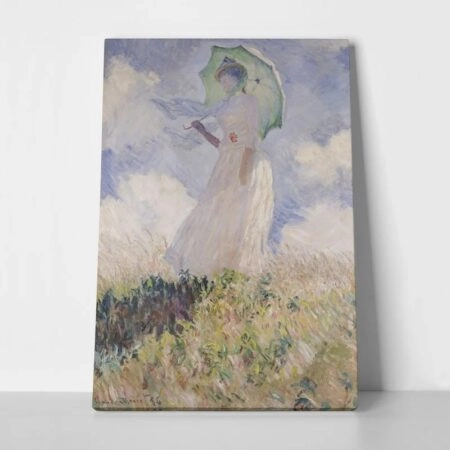 Πινακας σε καμβά MONET - WOMAN WITH PARASOL - Monet Claude