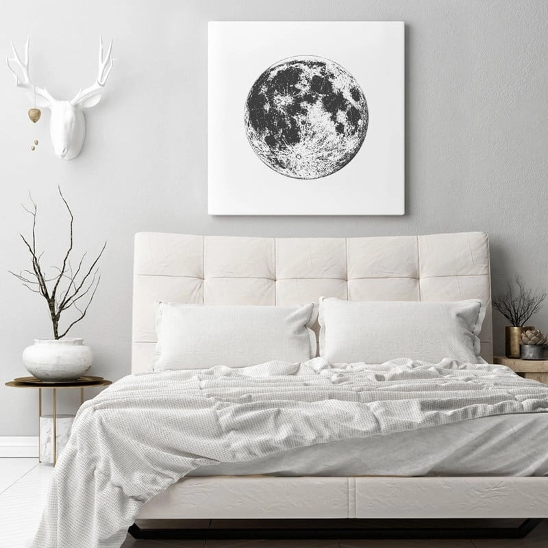 Πίνακας σε καμβά MOON ILLUSTRATION
