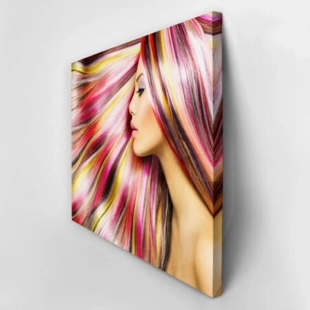 Πινακας σε καμβά MULTICOLOUR HAIR - Μοδα και Διασκεδαση Sticky 2