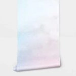 Αυτοκόλλητη Ταπετσαρία τοίχου OMBRE IN HEAVEN CLOUDS