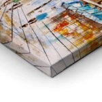 Πινακας σε καμβά PARIS STREET VIEW OIL PAINTING 2
