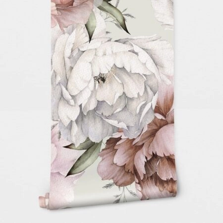 Αυτοκόλλητη Ταπετσαρία τοίχου PASTEL BLOSSOM FLOWERS - Floral - Λουλουδια Sticky 2