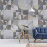 Αυτοκόλλητη Ταπετσαρία τοίχου PASTEL GEOMETRIC