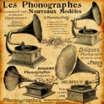 Πίνακας σε καμβά PHONOGRAPHES