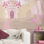 Αυτοκόλλητη Ταπετσαρία τοίχου PINK FOREST