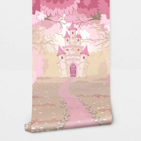 Αυτοκόλλητη Ταπετσαρία τοίχου PINK FOREST - Παιδικές Ταπετσαρίες Sticky 2