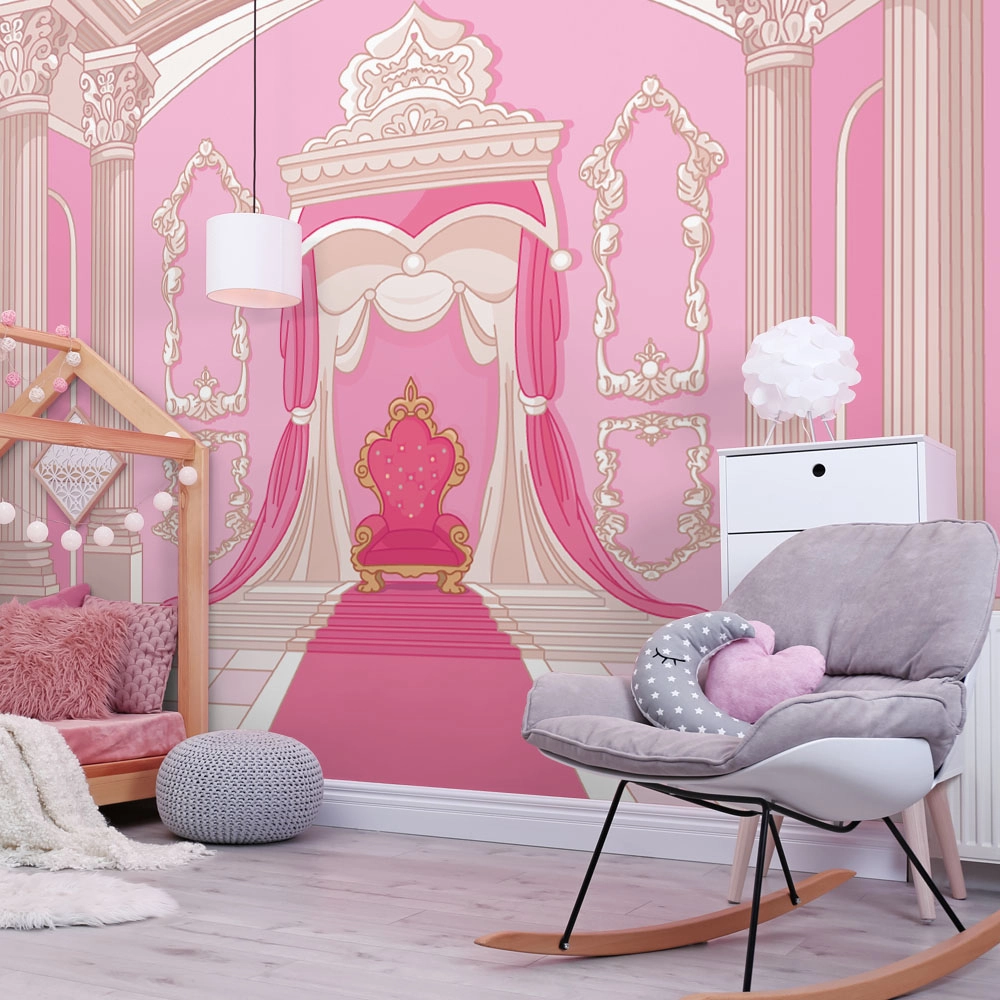 Αυτοκόλλητη Ταπετσαρία τοίχου PINK PALACE