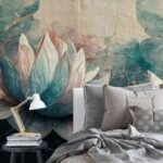 Αυτοκόλλητη Ταπετσαρία τοίχου PAPER WATER LILIES