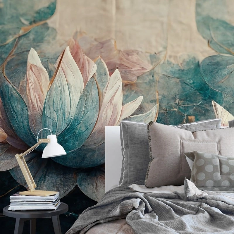 Αυτοκόλλητη Ταπετσαρία τοίχου PAPER WATER LILIES