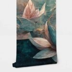 Αυτοκόλλητη Ταπετσαρία τοίχου PAPER WATER LILIES