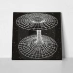 Πίνακας σε καμβά RELATIVITY THEORY BLACK HOLE