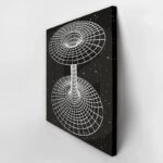 Πίνακας σε καμβά RELATIVITY THEORY BLACK HOLE