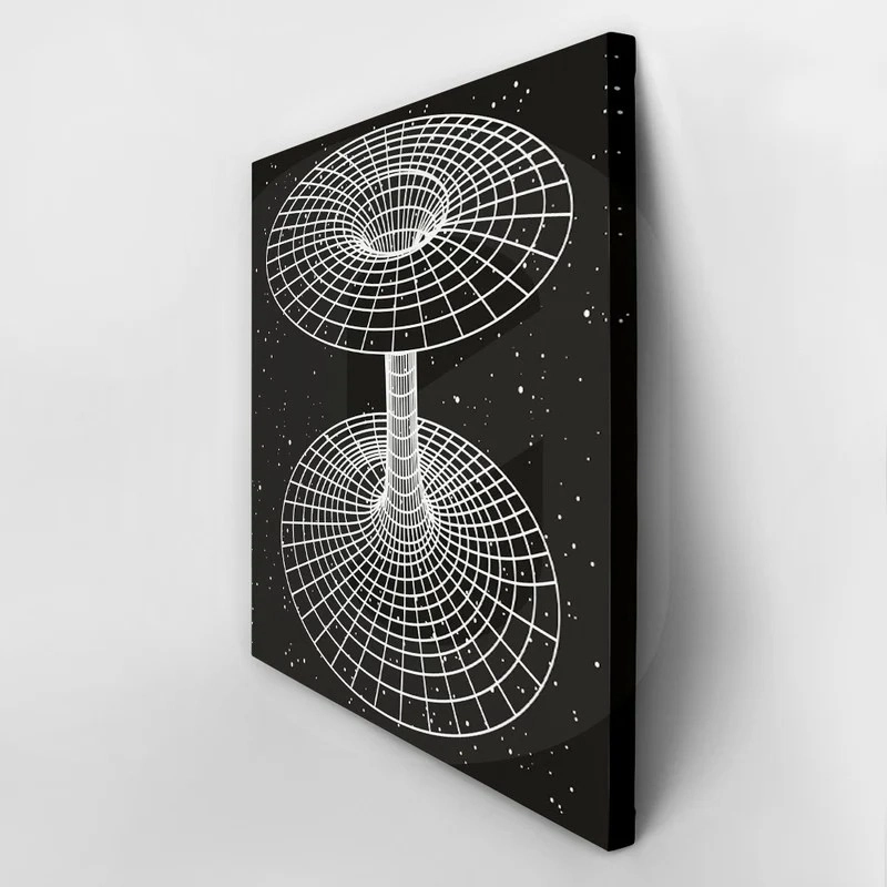Πίνακας σε καμβά RELATIVITY THEORY BLACK HOLE