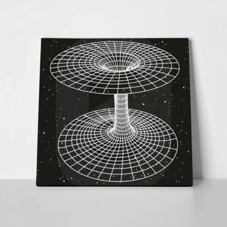 Πίνακας σε καμβά RELATIVITY THEORY BLACK HOLE - Διαστημα και Τεχνολογια