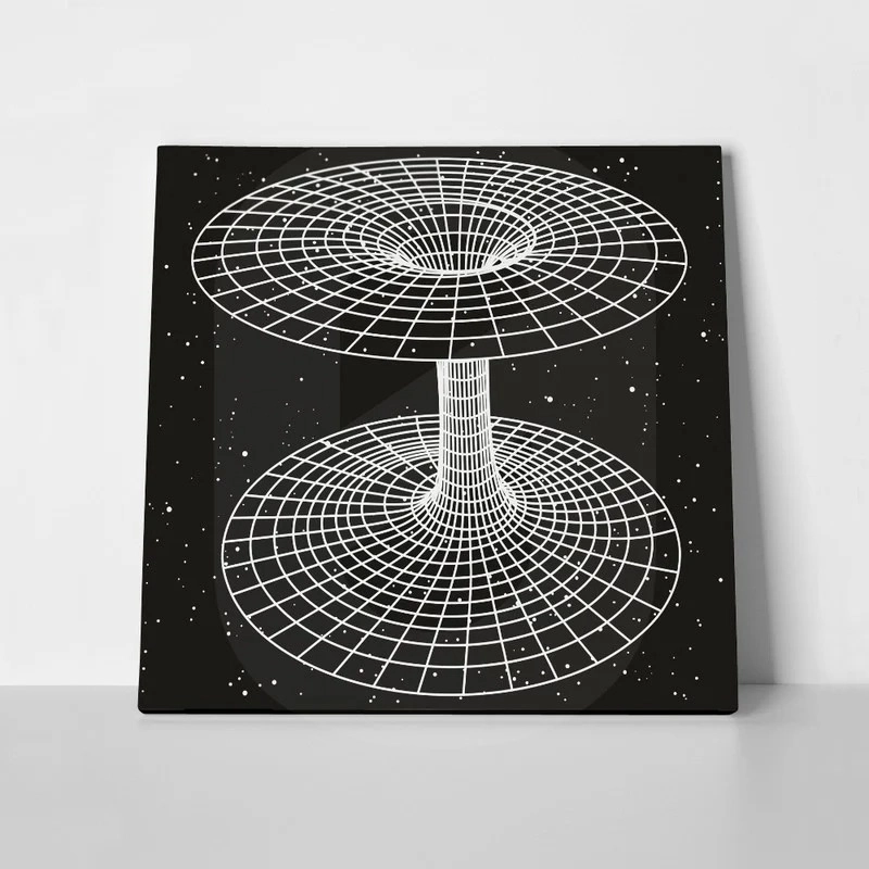 Πίνακας σε καμβά RELATIVITY THEORY BLACK HOLE