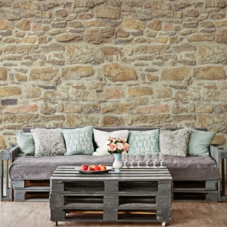 Αυτοκόλλητη Ταπετσαρία τοίχου STONE WALL 19 - Απομίμηση υλικών