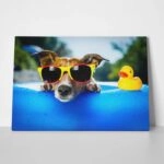 Πινακας σε καμβά SUMMER DOG