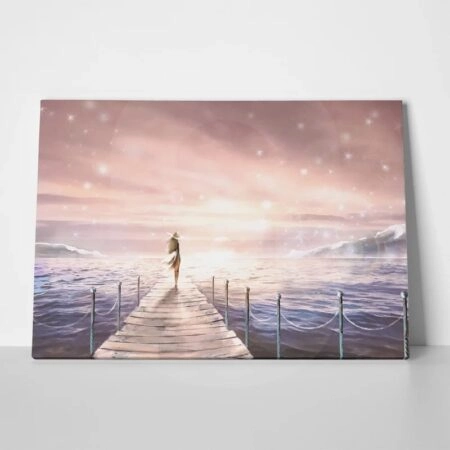 Πινακας σε καμβά SUNLIGHT PIER - Εργα Τεχνης
