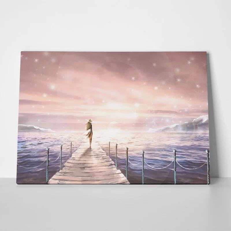 Πινακας σε καμβά SUNLIGHT PIER