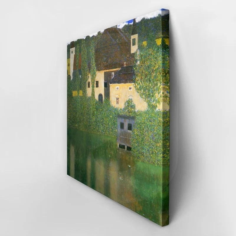 Πινακας σε καμβα KLIMT - SCHLOSS KAMMER AT LAKE ATTER