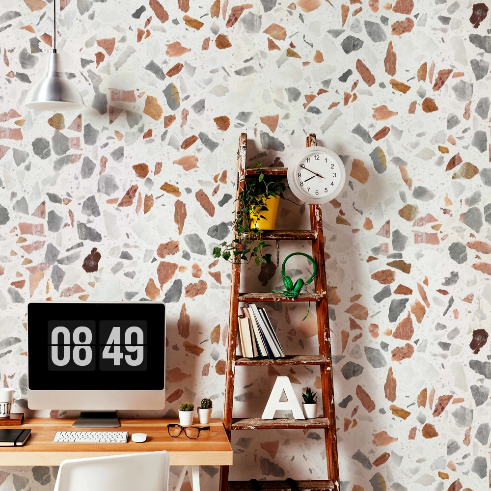 Αυτοκόλλητη Ταπετσαρία τοίχου TERRAZZO TEXTURE