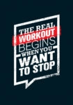 Πινακας σε καμβά THE REAL WORKOUT