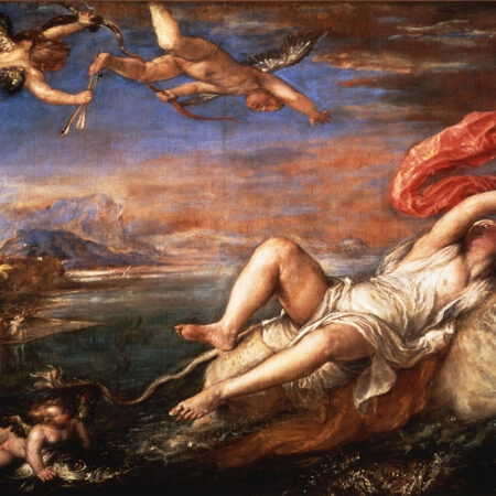 Πινακας σε καμβά TITIAN - EUROPA - Tiziano Vecelli Sticky 4