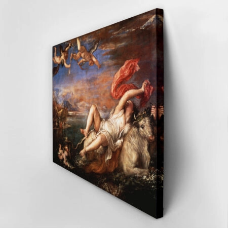 Πινακας σε καμβά TITIAN - EUROPA - Tiziano Vecelli Sticky 2