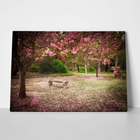 Πινακας σε καμβά TRANQUIL PARK 1 - Ανθη Δεντρων