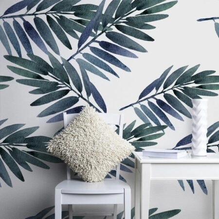 Αυτοκόλλητη Ταπετσαρία τοίχου TROPICAL LEAVES - Μοτίβα