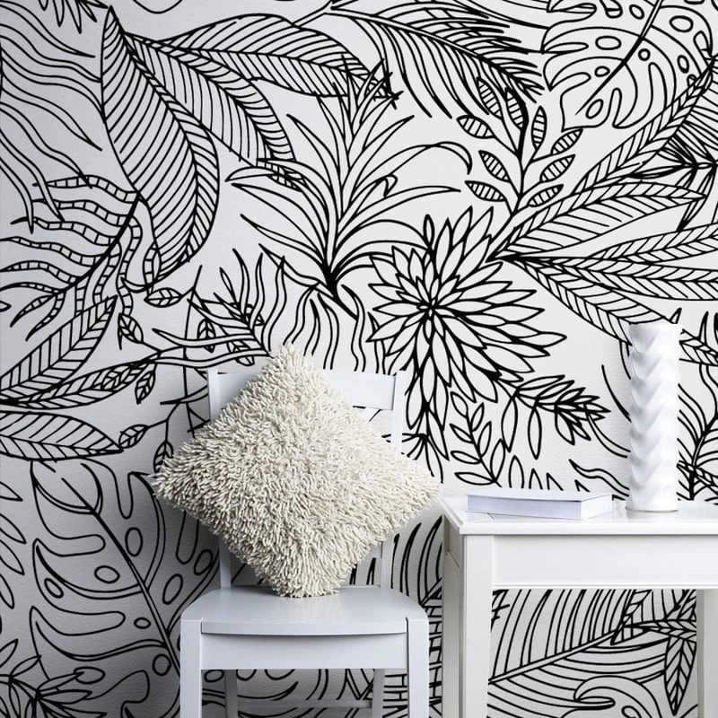 Αυτοκόλλητη Ταπετσαρία τοίχου TROPICAL PATTERN