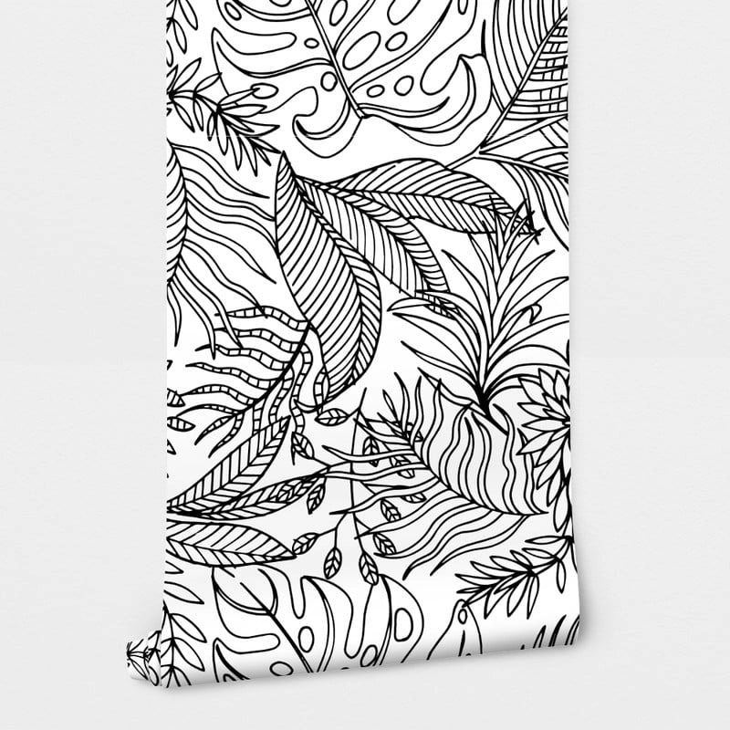 Αυτοκόλλητη Ταπετσαρία τοίχου TROPICAL PATTERN