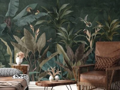 Αυτοκόλλητη Ταπετσαρία τοίχου TROPICAL FOREST - Tropical