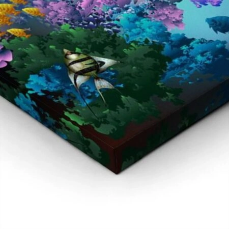 Πινακας σε καμβά UNDERWATER WORLD DOLPHINS - Παιδικοι και set Sticky 1
