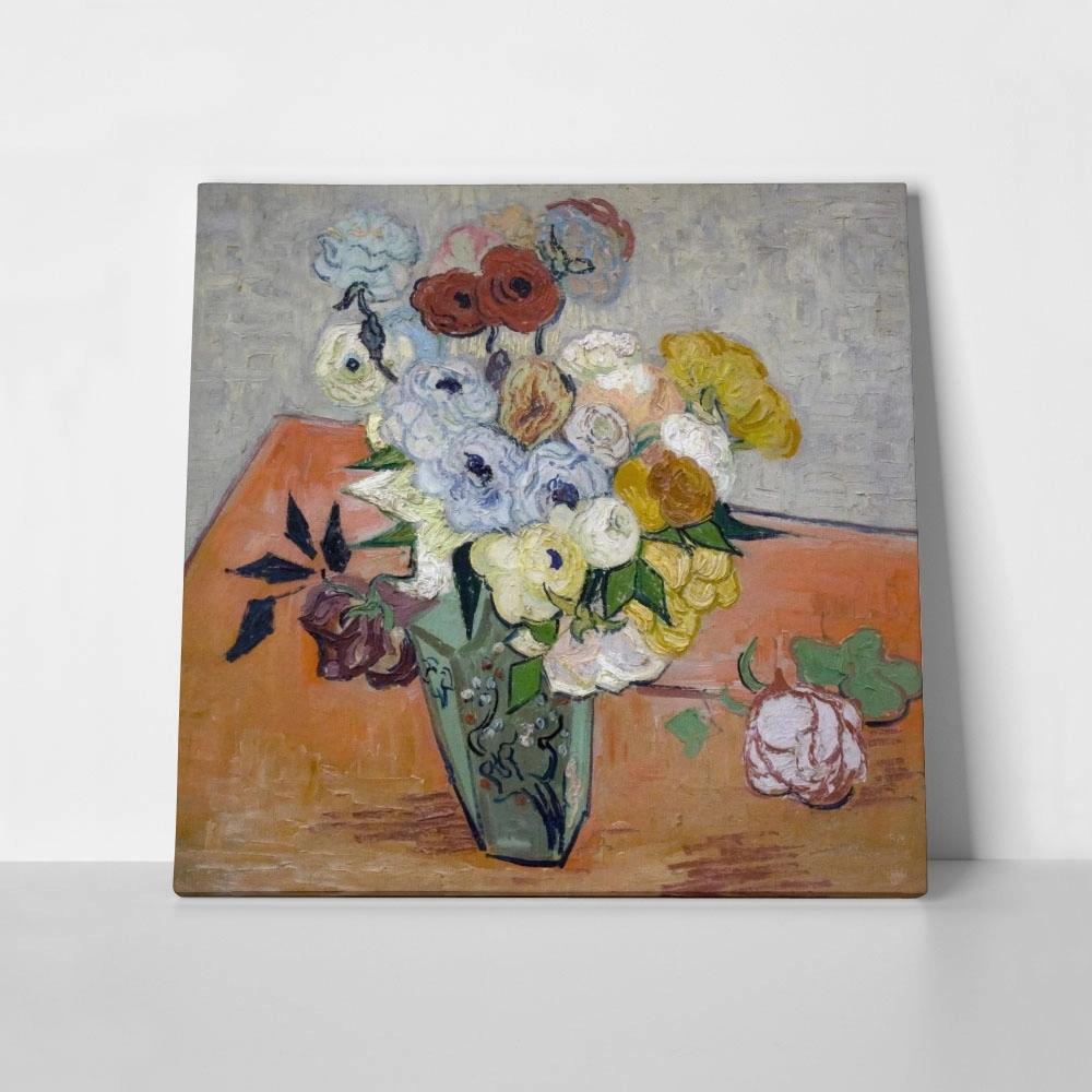 Πίνακας σε καμβά VAN GOGH - ROSES AND ANEMONES