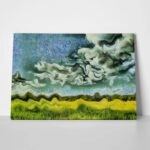 Πινακας σε καμβά VAN GOGH STYLE MEADOW