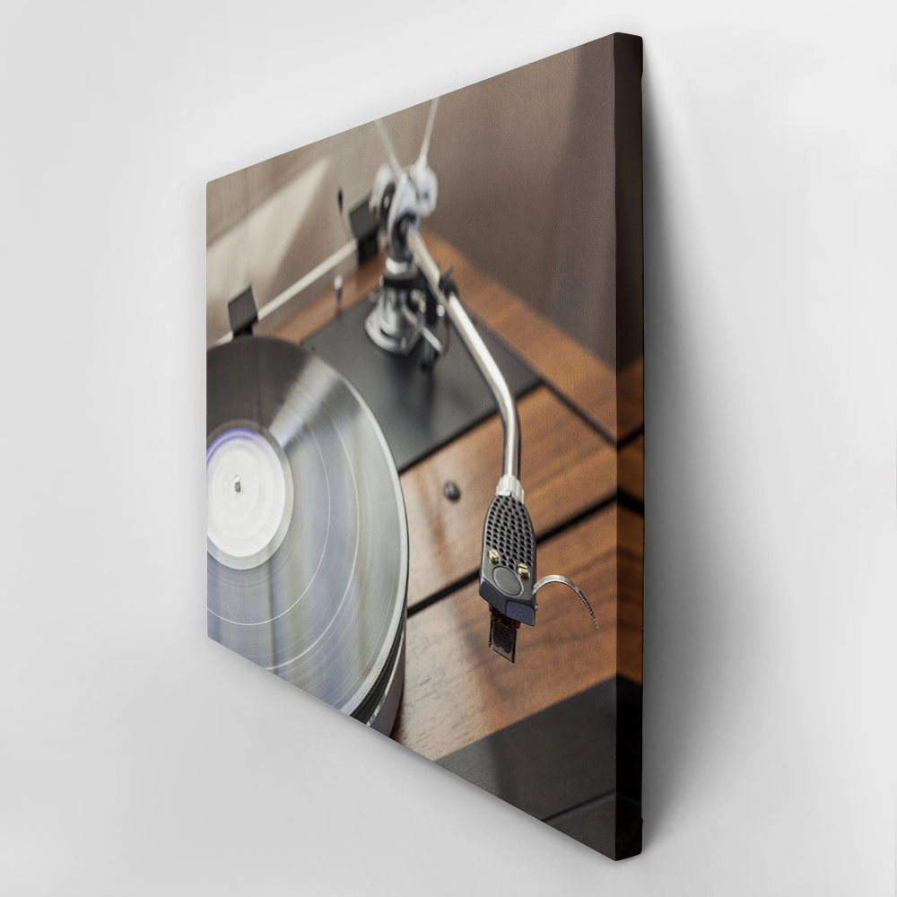 Πινακας σε καμβά VINTAGE RECORD PLAYER