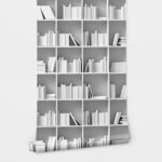 Αυτοκόλλητη Ταπετσαρία τοίχου WHITE BOOKS